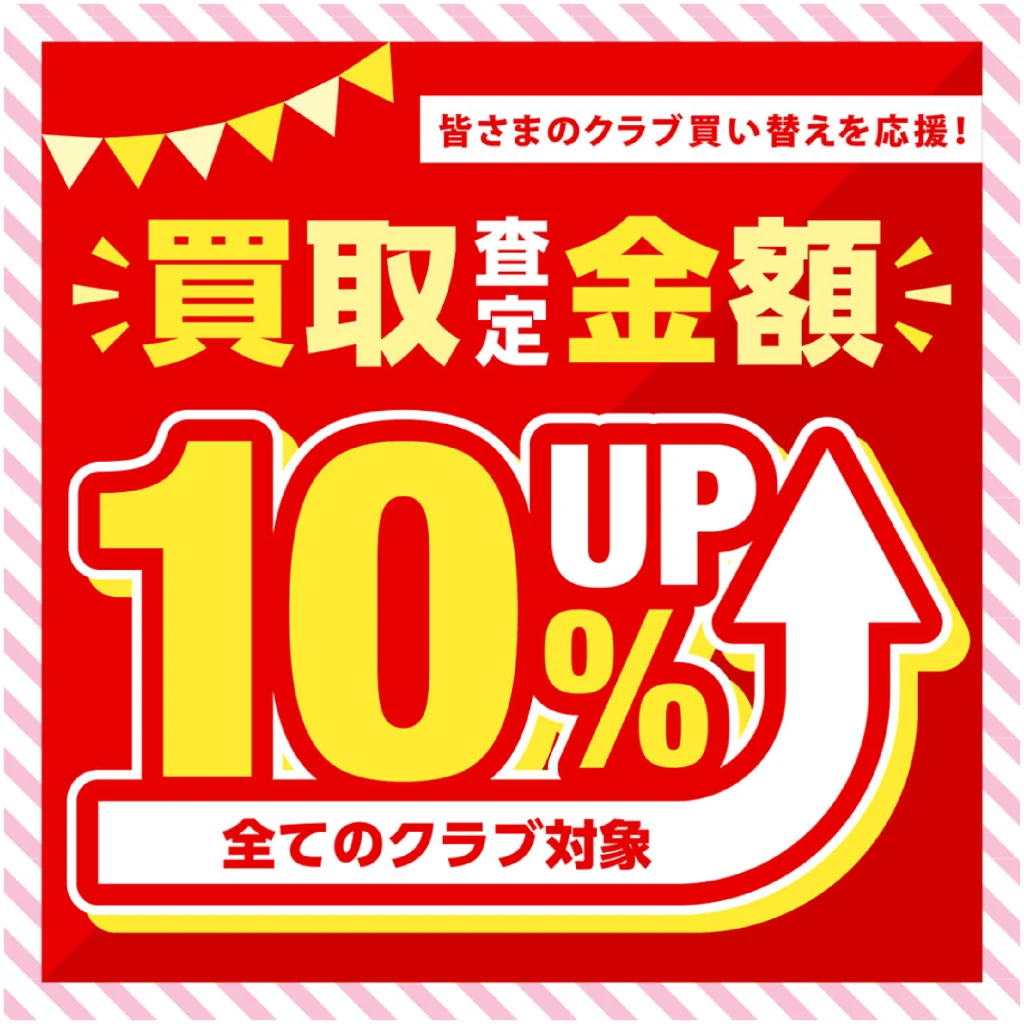買取査定金額 １０％UUP